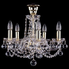 Подвесная люстра bohemia ivele crystal 1402 1402-5-141-g-balls-tube